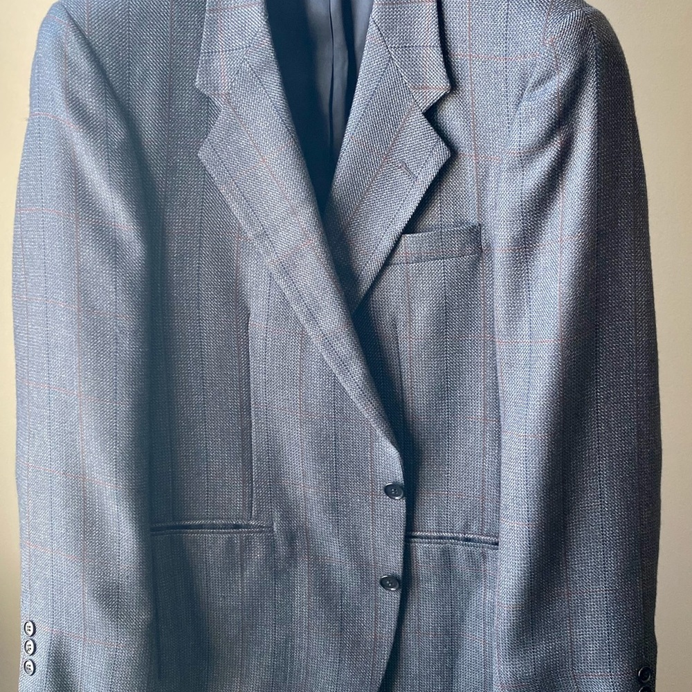 Blue Men’s Sports Coat Low Moisture Utility Press